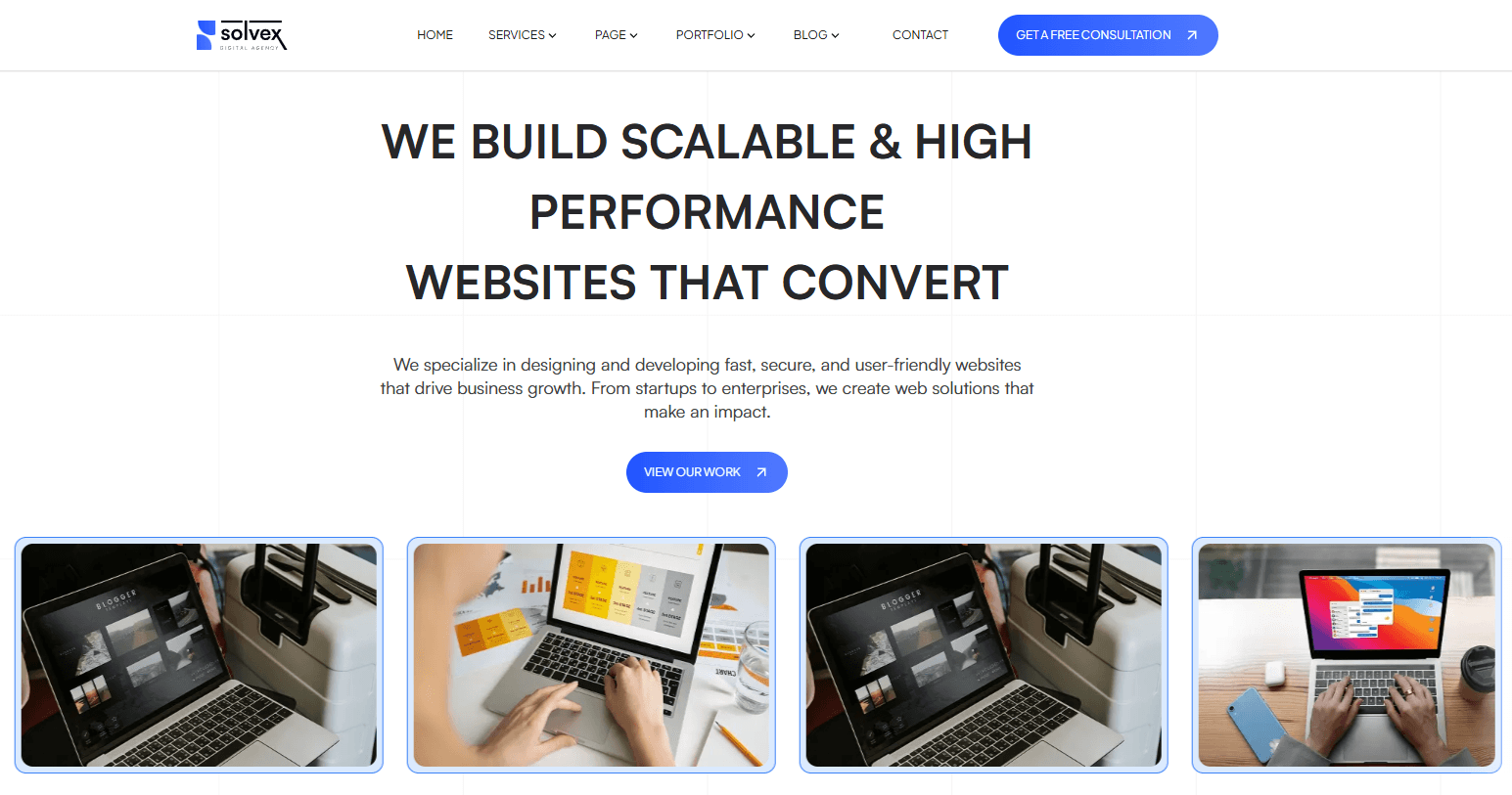 Solvex Agency Website